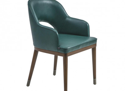 Luxury chair with armrests designer dining room new modern furniture upholstered seat